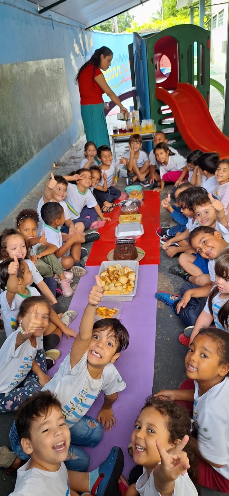 As crianças da Pré- escola III do Educandário Espírita Eurípedes Barsanulfo tiveram um momento muito especial.