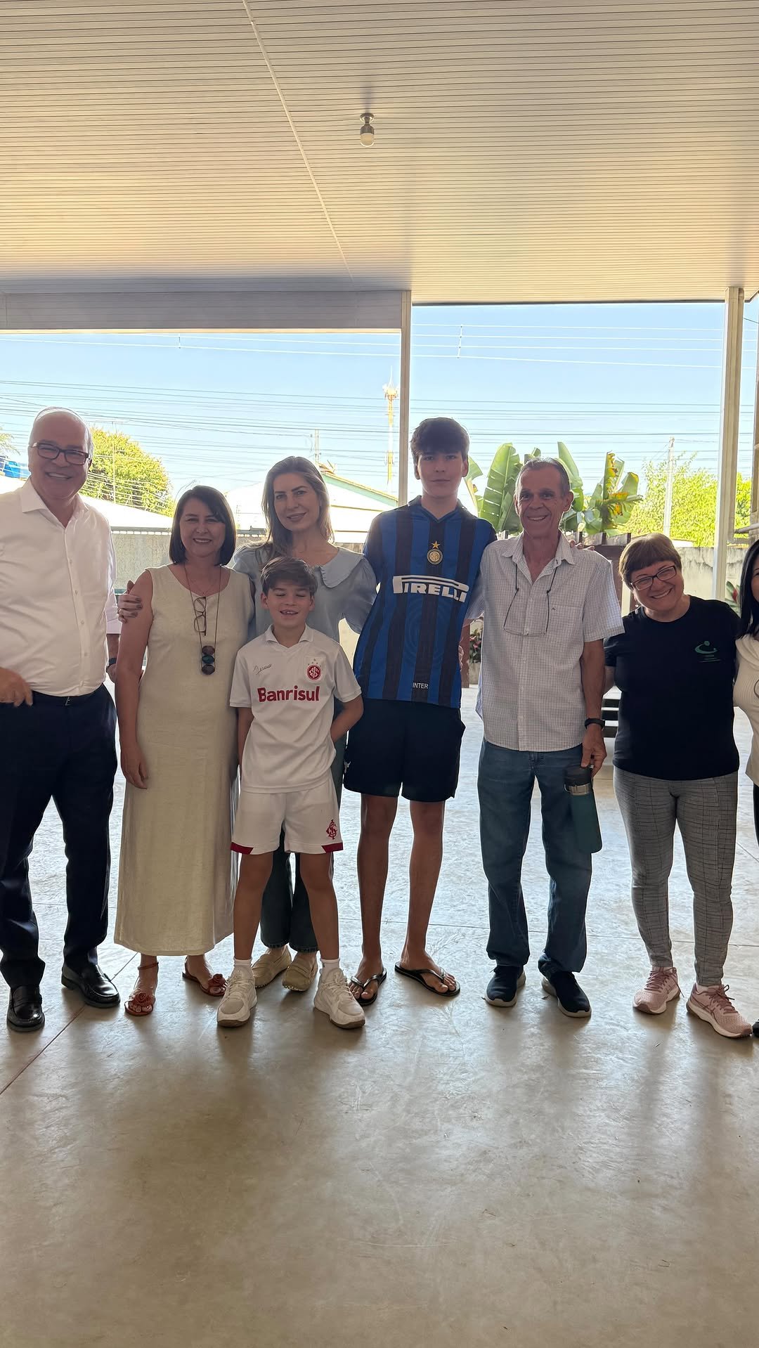 Visita de Adair Meira e sua família